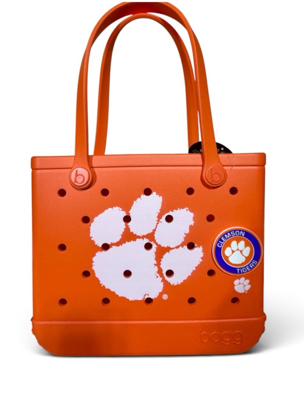Clemson Tigers Fanatics Baby
Bogg Bag Orange White Paw Charm Beach Game Day NWT